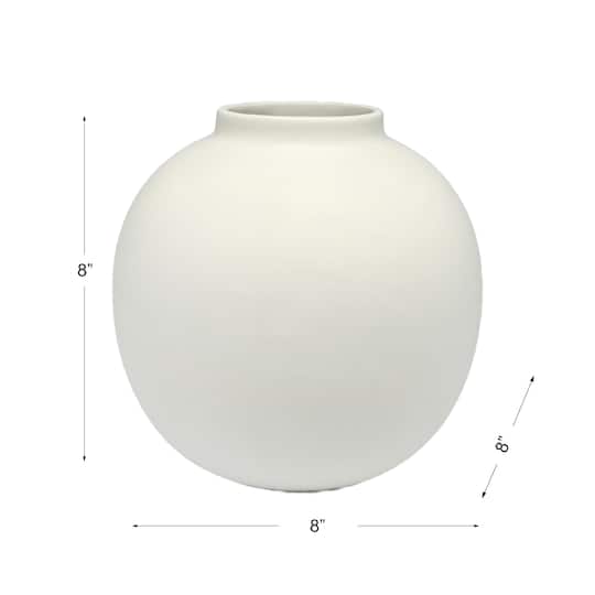 8" DIY Ceramic Round Bowl Vase by Make Market®